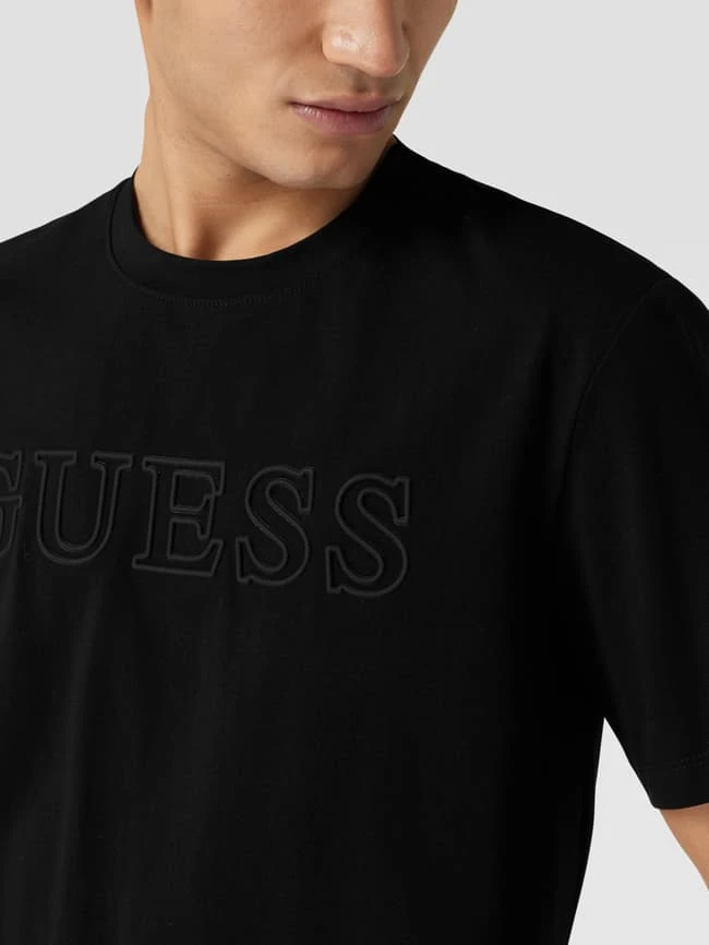 Guess T-Shirt Mit Label-Print - Schwarz 5 Guess T-Shirt Mit Label-Print - Schwarz – Bild 3