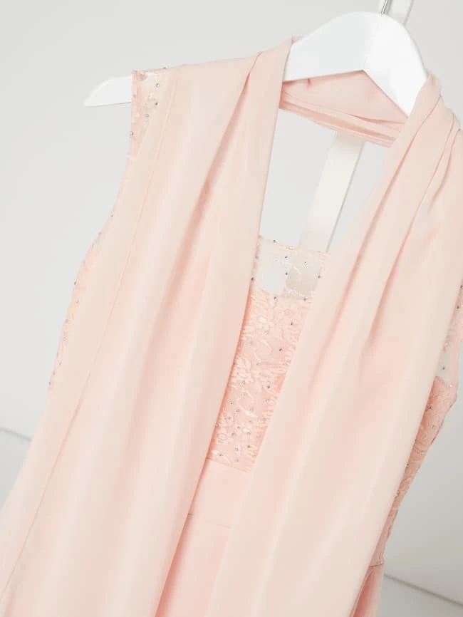 G.O.L. Kleid Mit Ziersteinbesatz - Altrosa 4 G.O.L. Kleid Mit Ziersteinbesatz - Altrosa – Bild 2