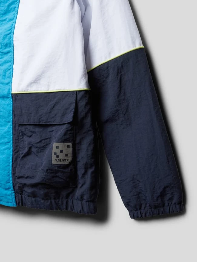 S.Oliver RED LABEL Jacke Im Colour-Blocking-Design - Blau 4 S.Oliver RED LABEL Jacke Im Colour-Blocking-Design - Blau – Bild 2