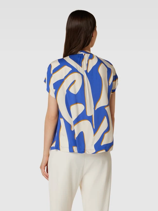 Emily Van Den Bergh Schlupfbluse Mit Kappärmeln - Royalblau 7 Emily Van Den Bergh Schlupfbluse Mit Kappärmeln - Royalblau – Bild 5