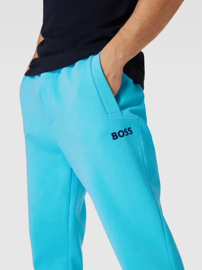 BOSS Green Sweatpants Mit Label-Stitching Modell 'Hadim' - Türkis 5 BOSS Green Sweatpants Mit Label-Stitching Modell 'Hadim' - Türkis – Bild 3