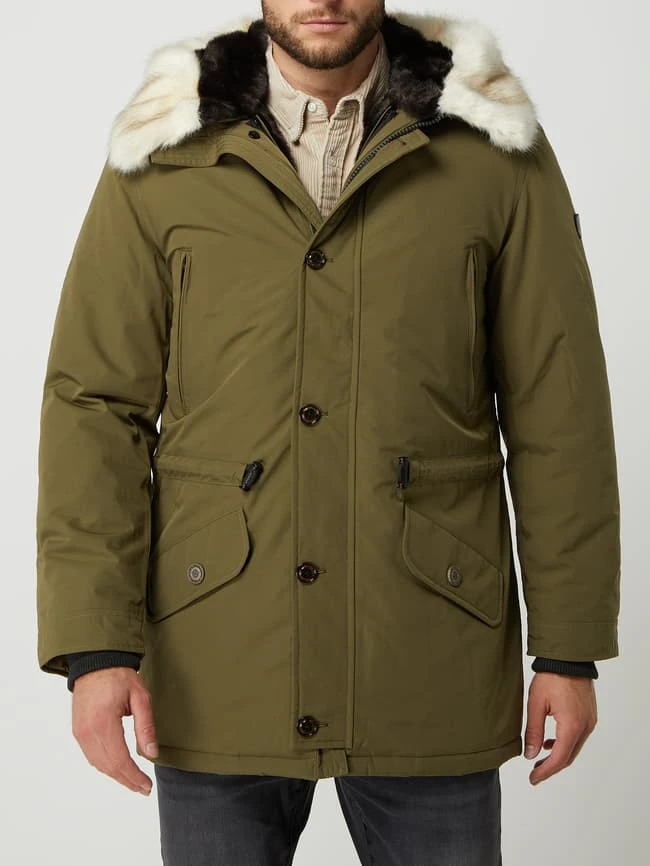 Wellensteyn Funktionsjacke Mit Kunstfellbesatz Modell 'BLACK X MEN' - Olivgrün 6 Wellensteyn Funktionsjacke Mit Kunstfellbesatz Modell 'BLACK X MEN' - Olivgrün – Bild 4