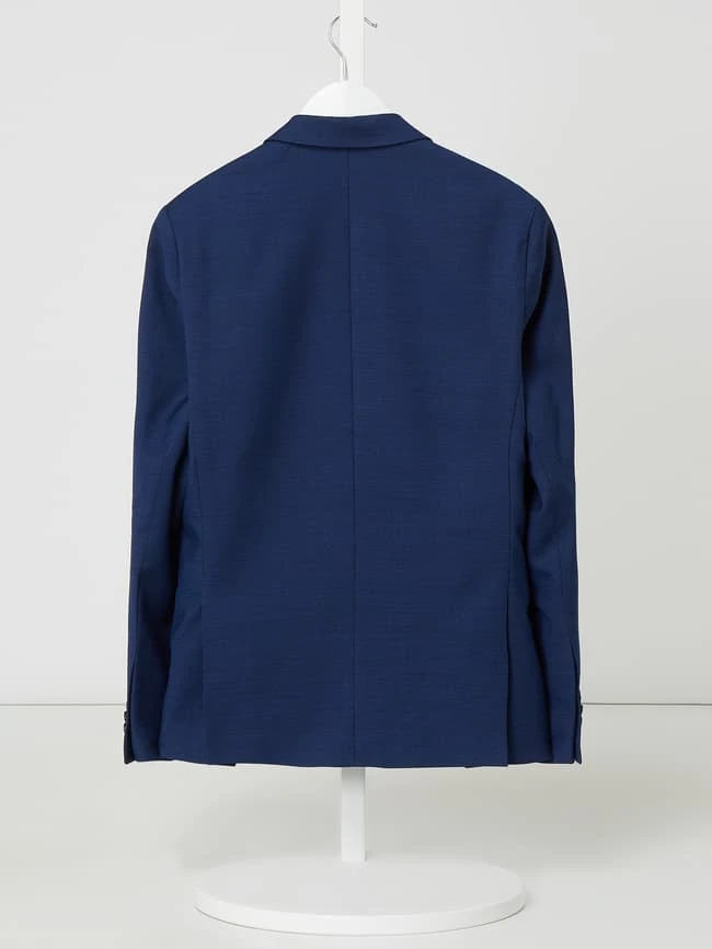 Jack & Jones 2-Knopf-Sakko Mit Woll-Anteil Modell 'Solaris' - Blau 5 Jack & Jones 2-Knopf-Sakko Mit Woll-Anteil Modell 'Solaris' - Blau – Bild 3