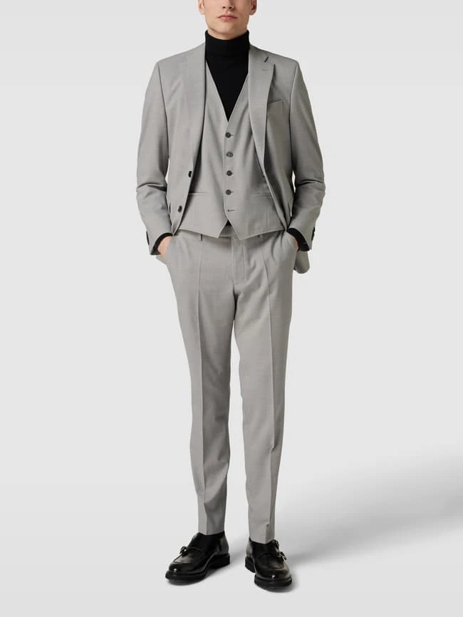 Pierre Cardin Weste Mit V-Ausschnitt Modell 'Gab' - Hellgrau 3 Pierre Cardin Weste Mit V-Ausschnitt Modell 'Gab' - Hellgrau