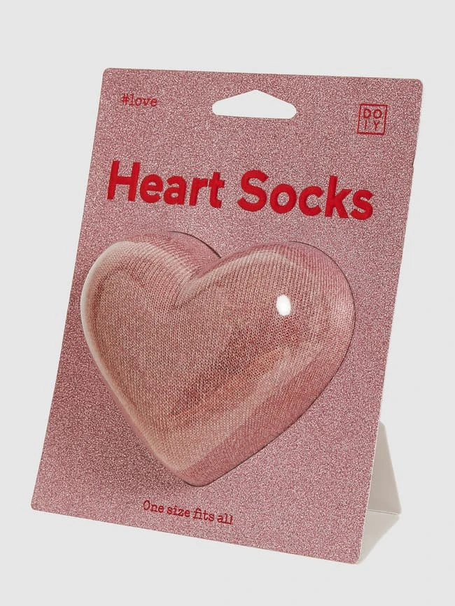 Eat My Socks Socken Mit Glitter-Effekt Modell "Heart“ - Rosa 3 Eat My Socks Socken Mit Glitter-Effekt Modell "Heart“ - Rosa