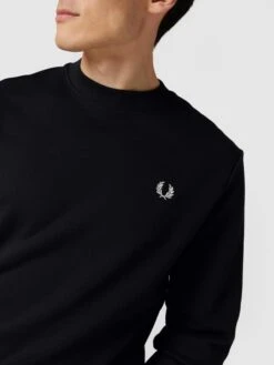 Fred Perry Sweatshirt Mit Logo-Stickerei - Schwarz -Beliebt Bekleidungsgeschäft 6l0l8jal9193ak1k699kod22a4s58kad9op52lhi8l2l0cpi8944ui1ja5248l9n8kq4aiab8955ajpjaoo32d1ncphmacpn69hm8p1k69h66eb16dgjicppc8q3ao9k71h64d0