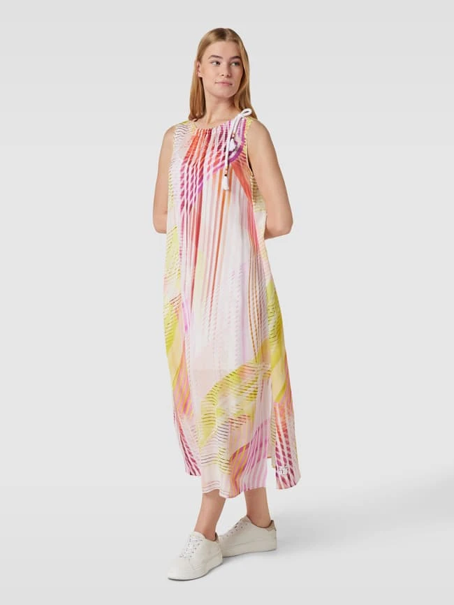 Marc Cain Blusenkleid Mit Allover-Muster - Rosa 3 Marc Cain Blusenkleid Mit Allover-Muster - Rosa