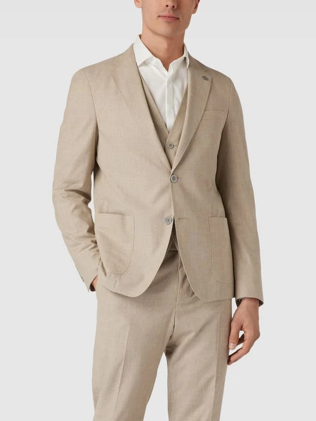 Strellson 2-Knopf-Sakko Mit Allover-Muster Modell 'Acon' - Beige 6 Strellson 2-Knopf-Sakko Mit Allover-Muster Modell 'Acon' - Beige – Bild 4