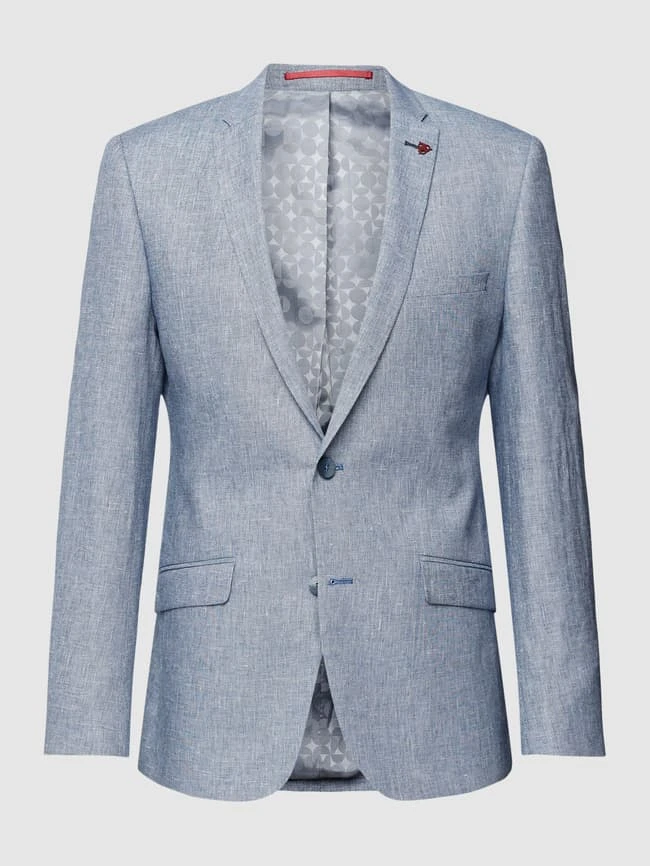 Roy Robson 2-Knopf-Sakko Mit Reverskragen - Blau 4 Roy Robson 2-Knopf-Sakko Mit Reverskragen - Blau – Bild 2