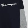 CHAMPION Longsleeve Mit Logo-Print - Marineblau
