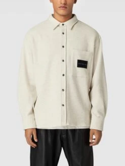 Calvin Klein Jeans Freizeithemd Mit Label-Patch - Offwhite Meliert -Beliebt Bekleidungsgeschäft 6l642l9n8da4el1n8593cjq571144k2871a54ghl6t6l8jq4ah3k4ii1aoo3ihqj6l8keji76923eiag6t3jeopnccrm2d1k64sm6cpk74p66o9p69ijcd1jckr6aoj46ko66p8