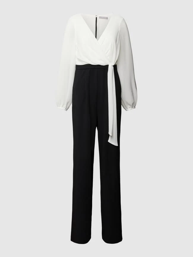 Christian Berg Cocktail Jumpsuit In Wickel-Optik - Schwarz 4 Christian Berg Cocktail Jumpsuit In Wickel-Optik - Schwarz – Bild 2