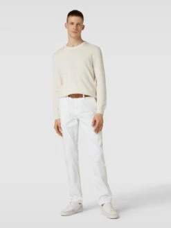 MCNEAL Chino Mit Gürtel - Weiß