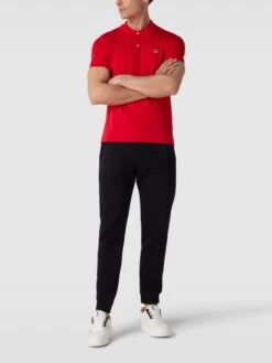 Lacoste Poloshirt Mit Logo-Stitching - Rot