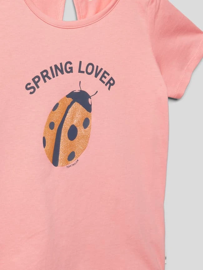 Tom Tailor T-Shirt Mit Motiv-Print - Koralle 4 Tom Tailor T-Shirt Mit Motiv-Print - Koralle – Bild 2