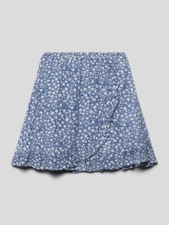 Happy Girls Rock Aus Viskose Mit Allover-Muster - Blau