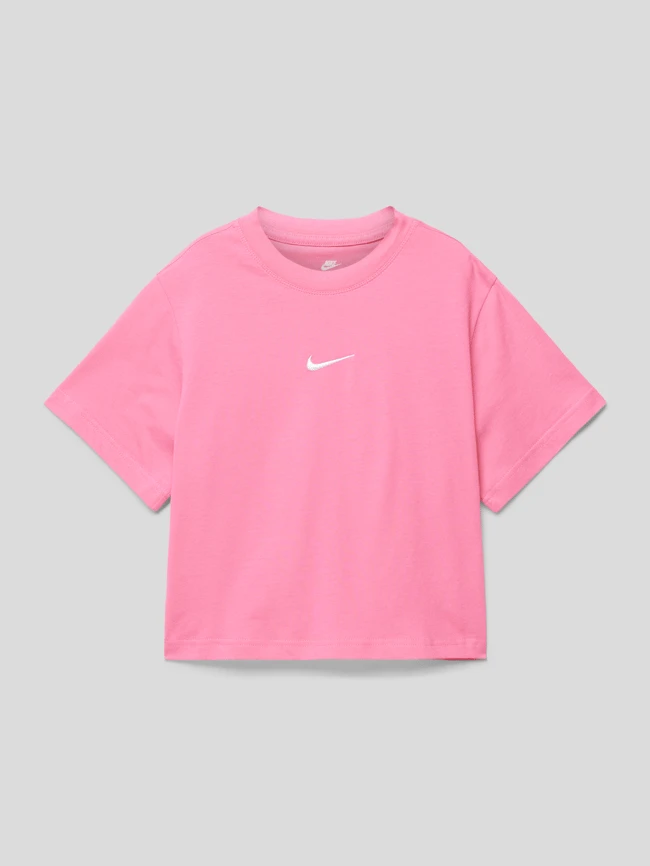 Nike T-Shirt Mit Logo-Stitching - Neon Pink 3 Nike T-Shirt Mit Logo-Stitching - Neon Pink