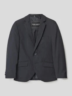 G.O.L. Slim Fit 2-Knopf-Sako Mit Viskose-Anteil - Dunkelblau