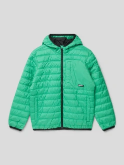 Raizzed Steppjacke Mit Label-Patch Modell 'TELDON' - Grün