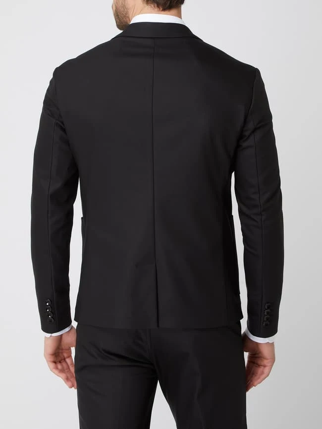 MOS MOSH Slim Fit 2-Knopf-Sakko Mit Stretch-Anteil Modell 'Blair' - Schwarz 7 MOS MOSH Slim Fit 2-Knopf-Sakko Mit Stretch-Anteil Modell 'Blair' - Schwarz – Bild 5