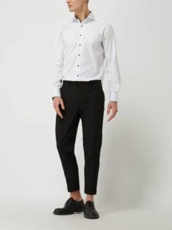 Eterna Regular Fit Business-Hemd Aus Baumwolle - Bügelfrei - Weiß