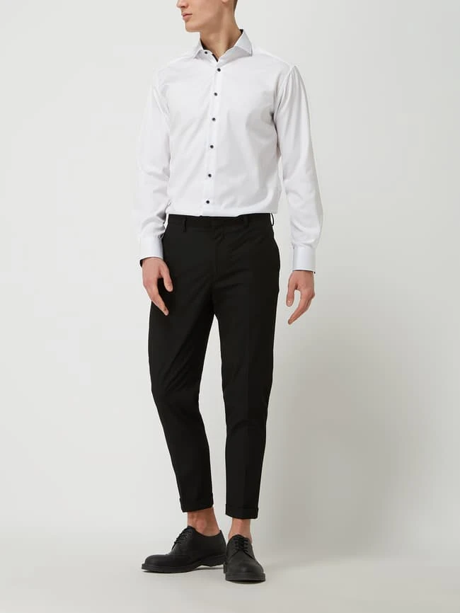 Eterna Regular Fit Business-Hemd Aus Baumwolle - Bügelfrei - Weiß 3 Eterna Regular Fit Business-Hemd Aus Baumwolle - Bügelfrei - Weiß