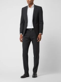 Roy Robson Slim Fit Anzug Mit 2-Knopf-Sakko - Anthrazit