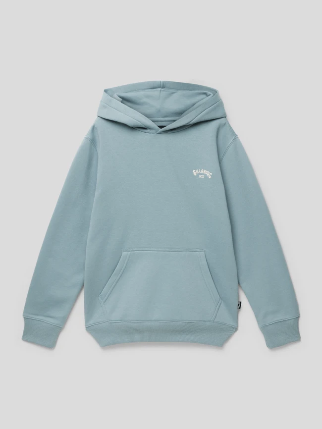 Billabong Hoodie Mit Känguru-Tasche Modell 'ARCH PO' - Rauchblau 3 Billabong Hoodie Mit Känguru-Tasche Modell 'ARCH PO' - Rauchblau