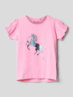 Blue Seven T-Shirt Mit Motiv-Print - Pink
