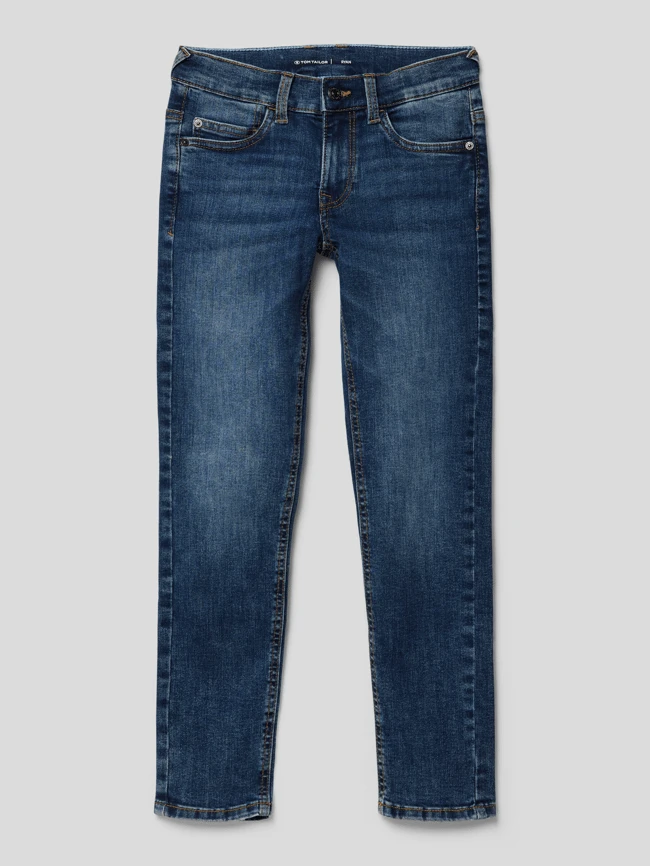 Tom Tailor Jeans Mit Kontrastnähten - Blau 3 Tom Tailor Jeans Mit Kontrastnähten - Blau