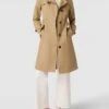 Jake*s Casual Trenchcoat Mit Taillengürtel - Sand
