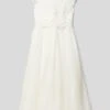 Une Hautre Couture Kommunionskleid Mit Spitzenbesatz - Offwhite