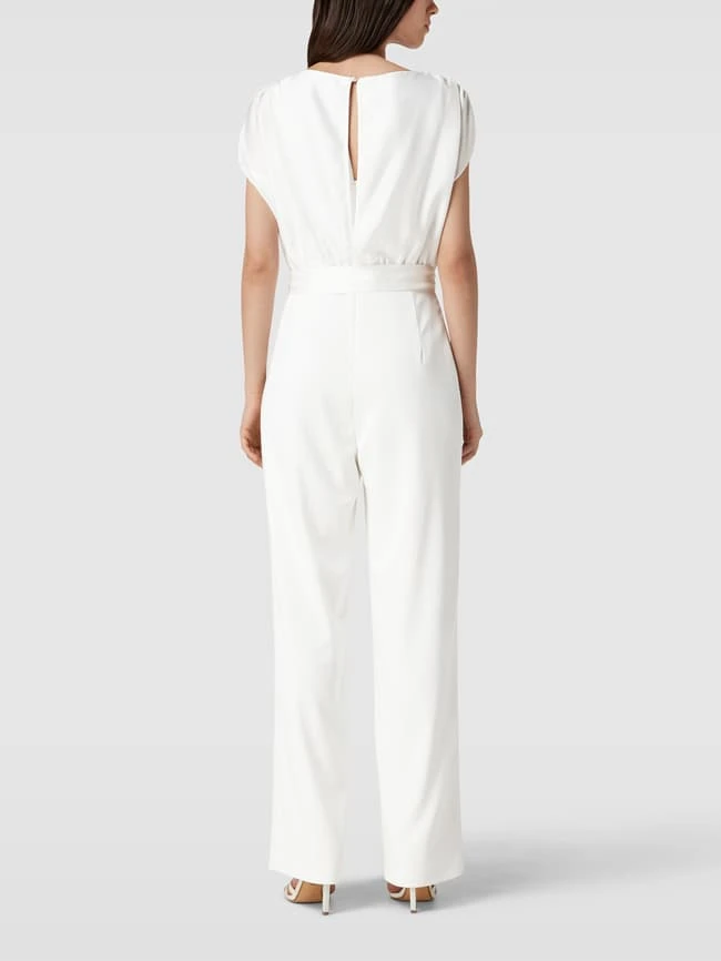 Swing Jumpsuit Mit Taillengürtel - Offwhite 7 Swing Jumpsuit Mit Taillengürtel - Offwhite – Bild 5