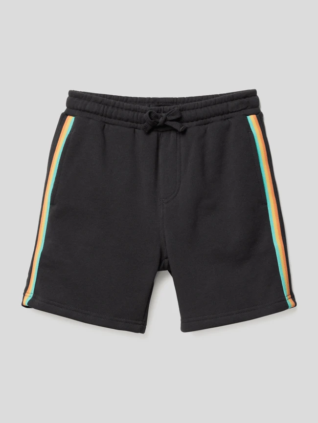 Rip Curl Sweatshorts Mit Galonstreifen - Schwarz 3 Rip Curl Sweatshorts Mit Galonstreifen - Schwarz