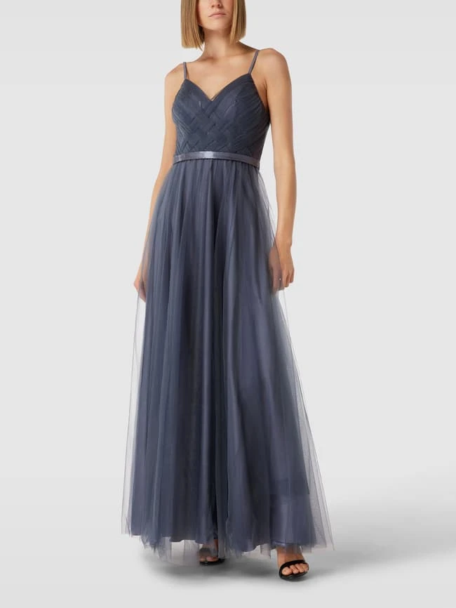 Laona Abendkleid In Flecht-Optik - Graphit 3 Laona Abendkleid In Flecht-Optik - Graphit