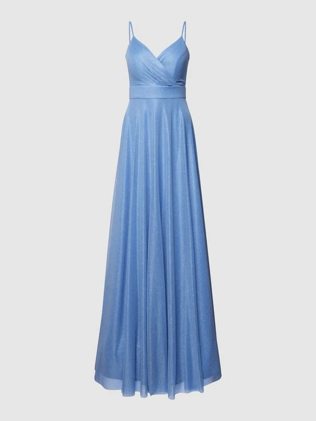 TROYDEN COLLECTION Abendkleid In Schimmernder Optik - Bleu 4 TROYDEN COLLECTION Abendkleid In Schimmernder Optik - Bleu – Bild 2