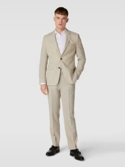 BOSS 2-Knopf-Sakko Mit Schurwoll-Anteil Modell 'Jasper' - Beige