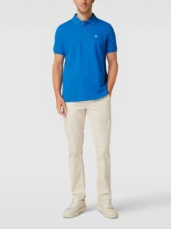 MCNEAL Poloshirt Mit Logo-Stitching - Royalblau