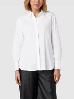 Marc Cain Hemdbluse Mit Label-Detail Modell 'COLLECTIONS' - Weiß -Beliebt Bekleidungsgeschäft 714kidad6kol0li76ha4ajpk74rjgc9h90pj6d9j94sl6j238cq48chia0qk8iajah436c9k6d432kqja8o6cd1m65h38c32chhm4d9k6cq66eb1cli3ed1ic8o30pb271i3ie0