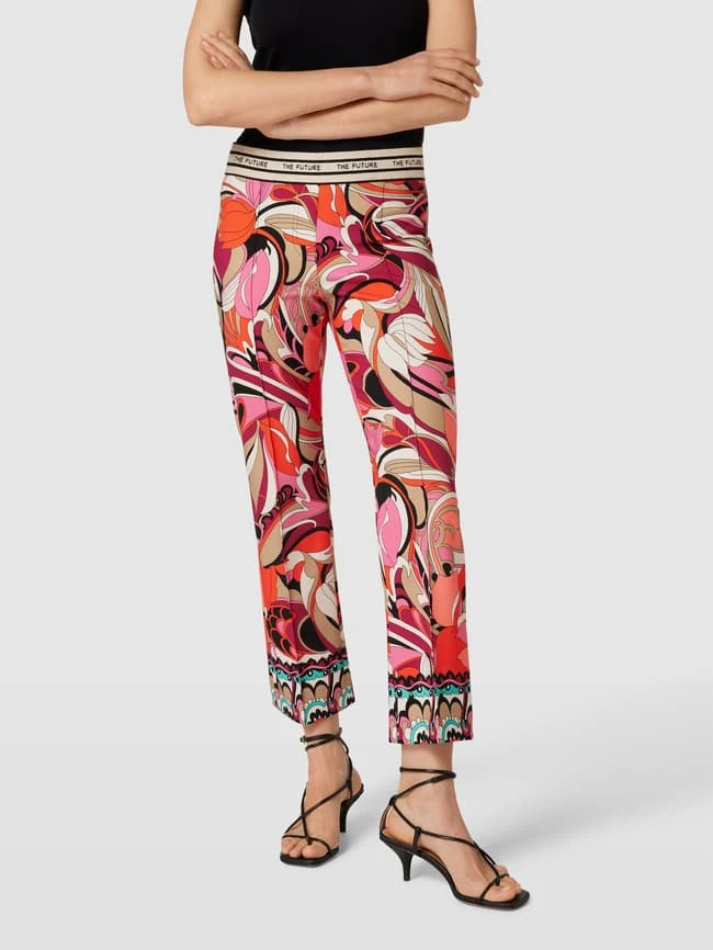 Cambio Hose Mit Allover-Muster Modell 'Rainee' - Pink 6 Cambio Hose Mit Allover-Muster Modell 'Rainee' - Pink – Bild 4