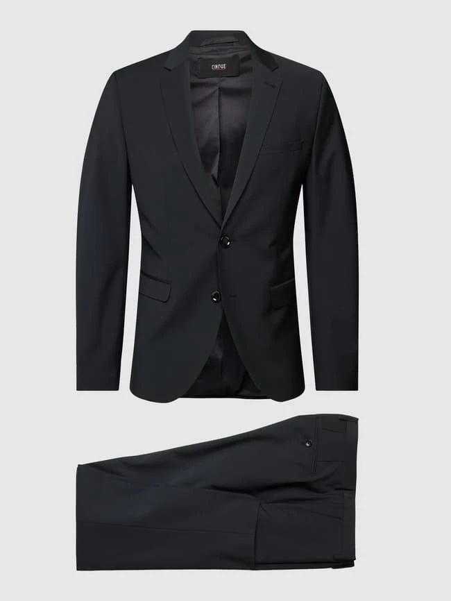 Cinque Anzug Mit Reverskragen - Schwarz 4 Cinque Anzug Mit Reverskragen - Schwarz – Bild 2