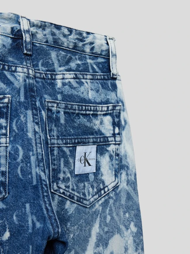 Calvin Klein Jeans Relaxed Fit Jeansshorts Im 5-Pocket-Design - Blau 4 Calvin Klein Jeans Relaxed Fit Jeansshorts Im 5-Pocket-Design - Blau – Bild 2