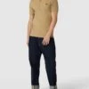 Fred Perry Poloshirt Mit Logo-Stitching Modell 'COLLAR' - Sand