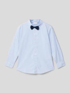 S.Oliver RED LABEL Hemd Mit Abnehmbarer Fliege - Bleu