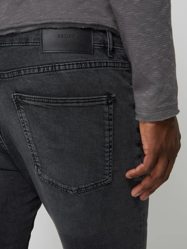 REVIEW Skinny Fit Jeans Mit Stretch-Anteil - Schwarz 5 REVIEW Skinny Fit Jeans Mit Stretch-Anteil - Schwarz – Bild 3