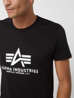 Alpha Industries T-Shirt Mit Label-Print Modell 'BASIC' - Schwarz -Beliebt Bekleidungsgeschäft 7514uji18grj2d9h9cr3ahad6so4qdhn85a30l246d5l6h1i64pkaea89535adadap936k2k64rkme9i753mce366dhjgd9m68rjcopk6ss3eeb6c9j3epj270rj4p9o6sqjeo8