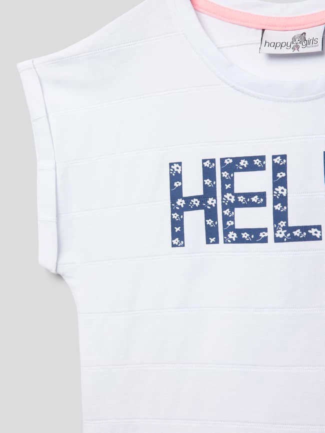 Happy Girls T-Shirt Mit Motiv-Print - Blau 4 Happy Girls T-Shirt Mit Motiv-Print - Blau – Bild 2
