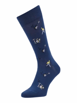 Von Jungfeld Socken Mit Allover-Muster - Dunkelblau