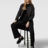Khujo Steppmantel Mit Label-Details Modell 'Mary' - Schwarz