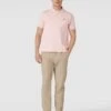 Lacoste Classic Fit Poloshirt Mit Label-Applikation - Rosa